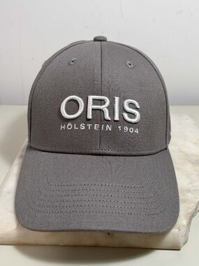 ORIS Holstein 1904 Hat L/XL Gray Fitted Baseball Cap Embroidered Logo
